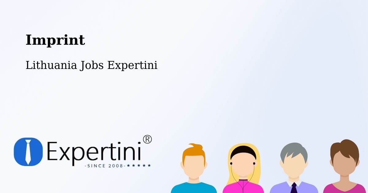 Imprint – Šeduva - Lithuania Jobs Expertini