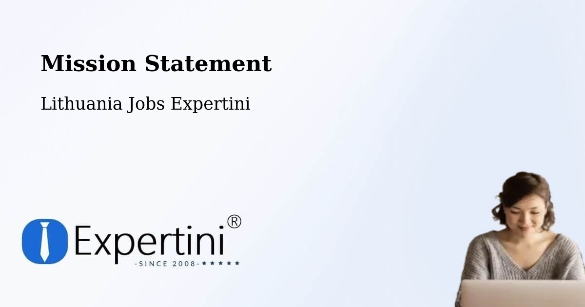 Corporate Mission – Šeduva - Lithuania Jobs Expertini